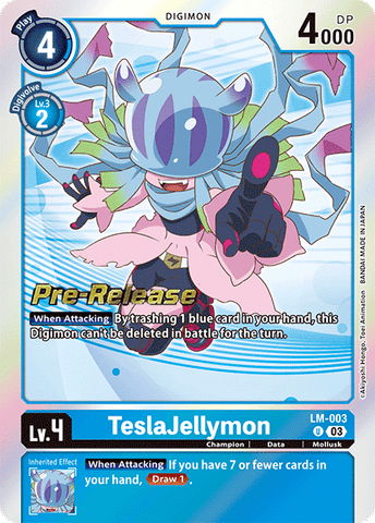 TeslaJellymon - LM-003 - U (Pre-Release Cards) - Foil