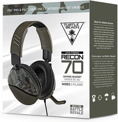 Turtle Beach Recon 70 Gaming Headset - Green Camo - Multiplatform -  Playstation, Xbox, Nintendo Switch