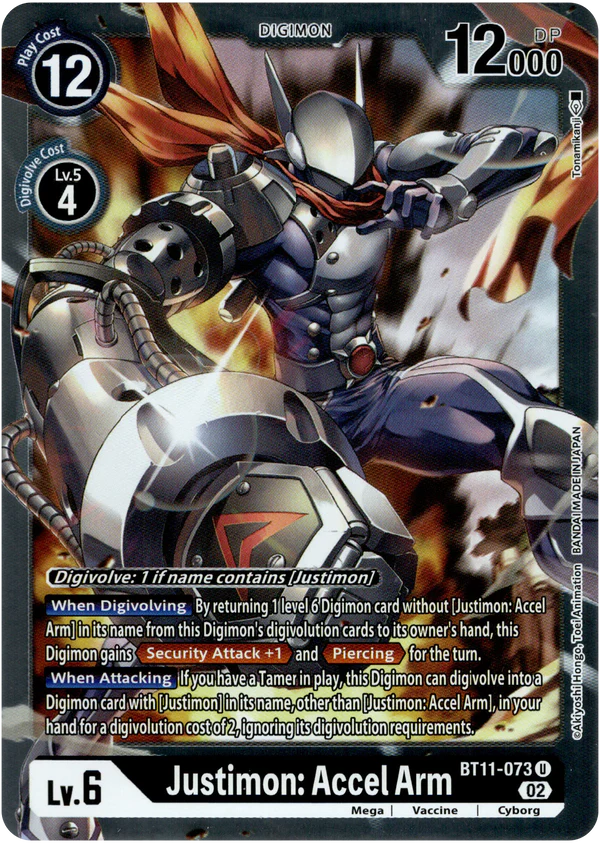 Justimon: Accel Arm - BT11-073 - U - Foil