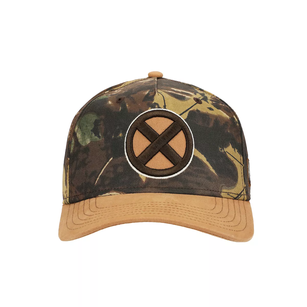 -Men Camo X Adult Snapback Baseball Hat