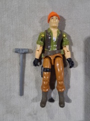 [Loose] 1984 Hasbro - Tollbooth (v1) Bridge Layer Driver (Includes Sledgehammer)