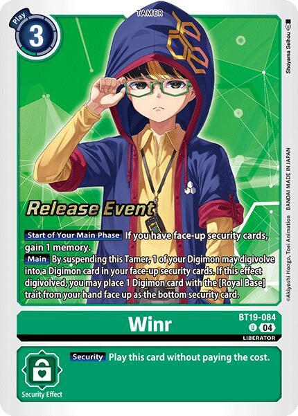 Winr - BT19-084 - U - Foil - Release Event