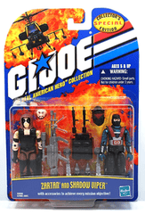 2001 GI Joe RAH Special Collectors Edition Zartan & Shadow Viper 2 Pack