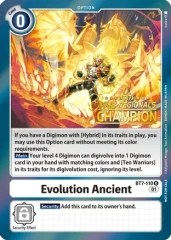 Evolution Ancient - BT7-110 - R (2022 Championship Offline Regional) (Online Champion) - Foil