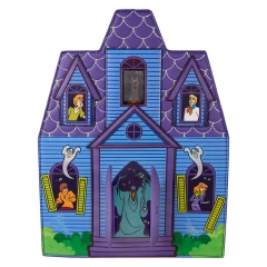Loungefly Warner Brothers Scooby-Doo Mystery Inc. Haunted Mansion Lenticular Mini Backpack