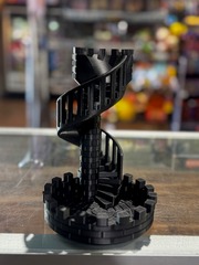 Black 3D Printed Castle Dice Tower