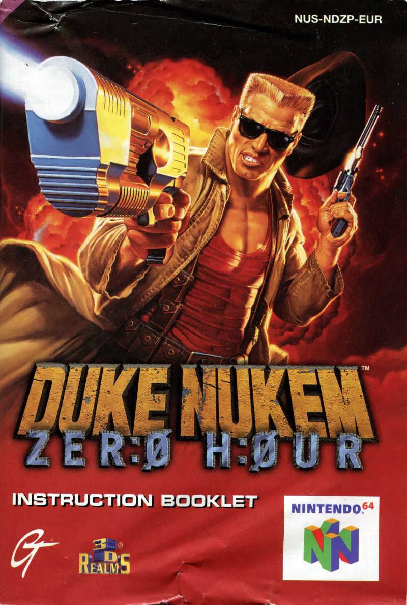 Duke Nukem Zero Hour - Instruction Booklet