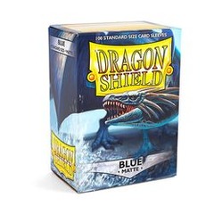 DRAGON SHIELD SLEEVES: MATTE BLUE (BOX OF 100)