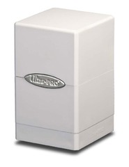 ULTRA PRO: SATIN TOWER DECK BOX - WHITE 84032/84172