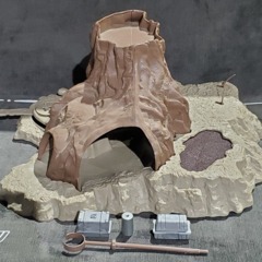 Vintage Star Wars Empire Strikes Back Dagobah Playset - (Near Complete)
