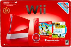 Nintendo Wii Console Red [Mario 25th Anniversary]
