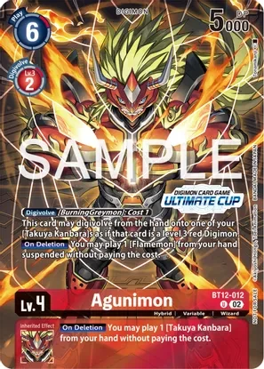 Agunimon - BT12-012 (Ultimate Cup 2024) - Foil