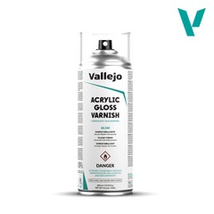 Vallejo Gloss Varnish Spray 400ml Spray Can