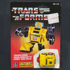 1984 G1 Bumblebee - LOOSE with Cardback