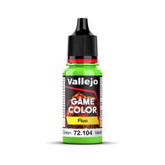 Vallejo Game Color: Fluorescent Green, 17 ml.