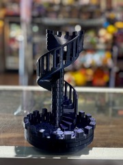 Purple 3D Printed Castle Dice Tower