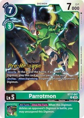 Parrotmon - BT17-047 - P (Secret Crisis Pre-Release Promo) - Foil