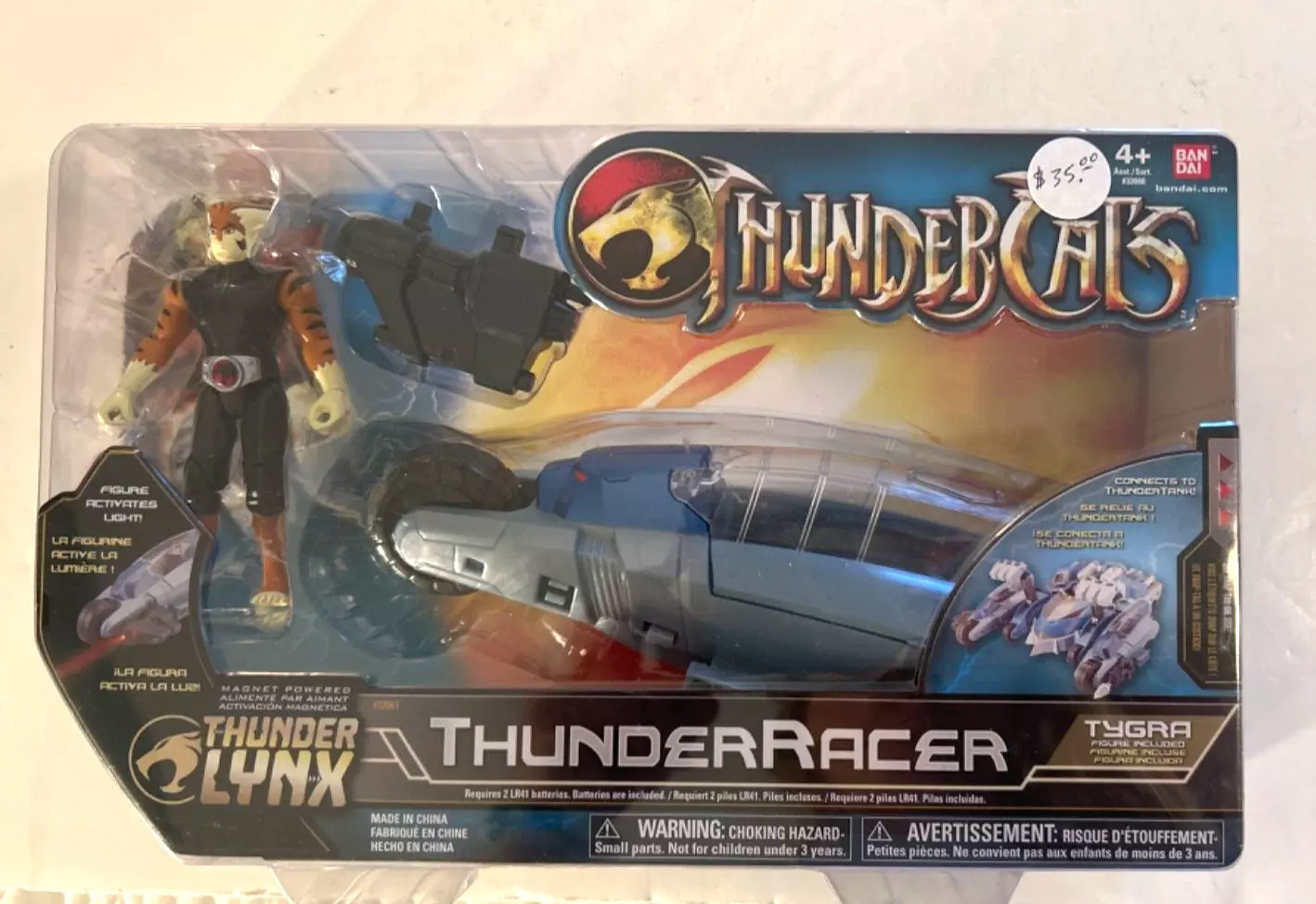 Bandai Thundercats Thunderracer Magnet Powered with Thunder Lynx