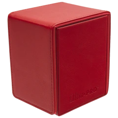 ULTRA PRO: VIVID ALCOVE FLIP DECK BOX: RED