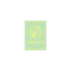 Bandai ONE PIECE Card Game Official Card Sleeve Series 9 - Card Back Mint Green & Lemon (70 ct)