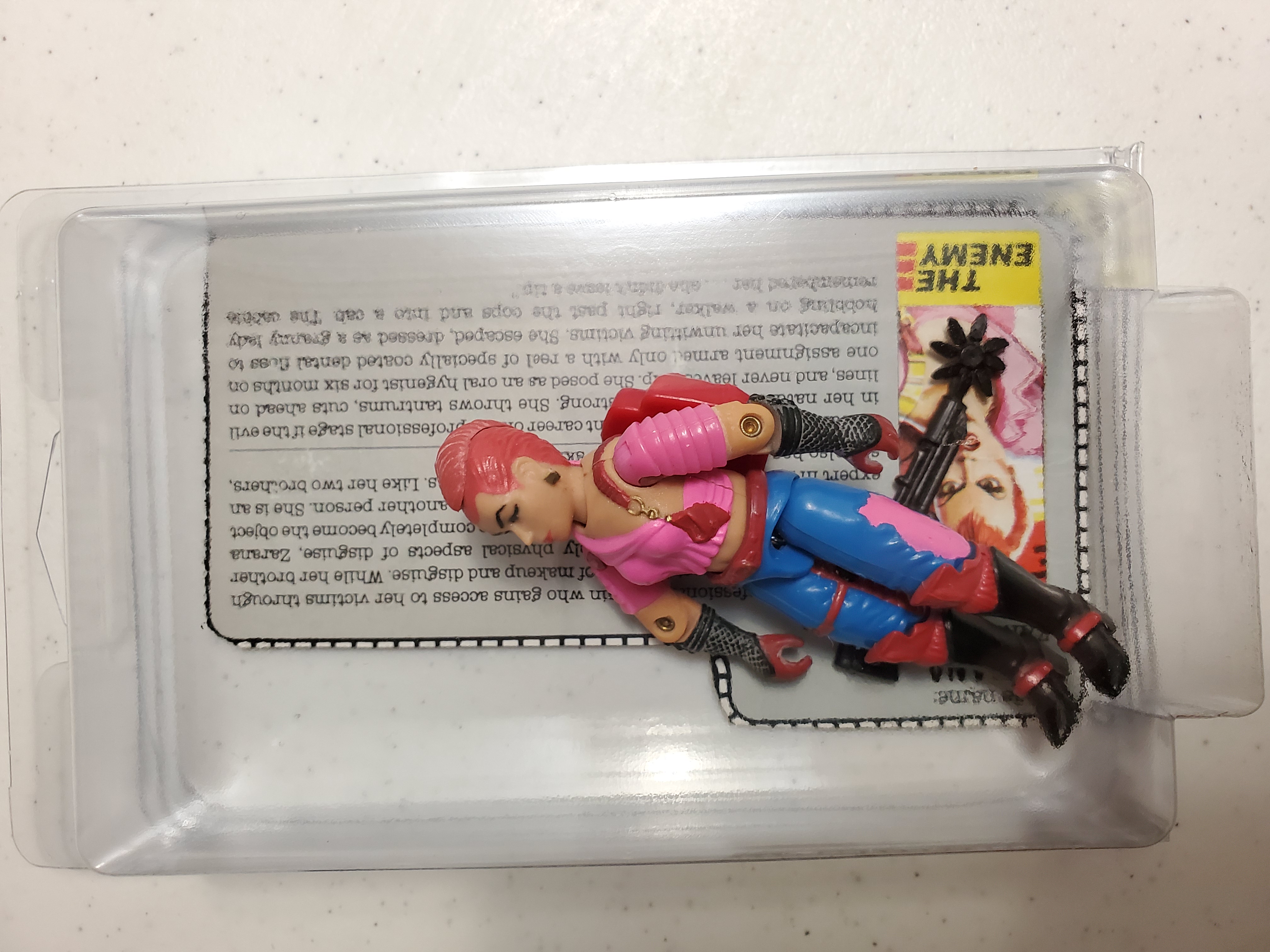1986 Zarana W/Earrings Complete with File Card