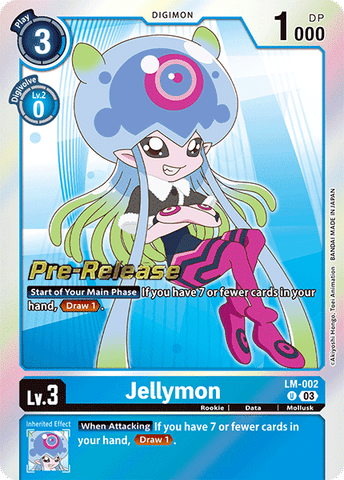 Jellymon - LM-002 - U (Pre-Release Cards) - Foil