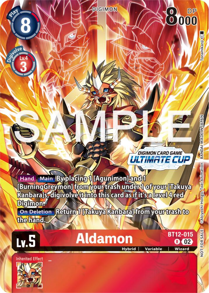 Aldamon - BT12-015 (Ultimate Cup 2024) - Foil
