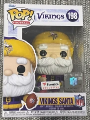 Funko pop NFL Vikings Santa #198 fanatics