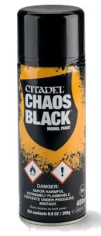 Chaos Black Spraypaint