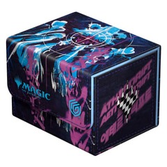 MTG Ultimate Guard 100+ Sidewinder Xenoskin Deck Case - Aetherdrift - Oildeep Gearhulk