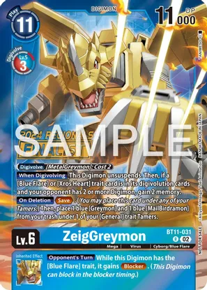 ZeigGreymon - BT11-031 - (2024 Regionals Finalist)