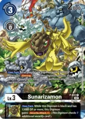Sunarizamon - P-033 - (Alternate Art) - Starter Deck 14: Beelzemon Advanced Deck Set