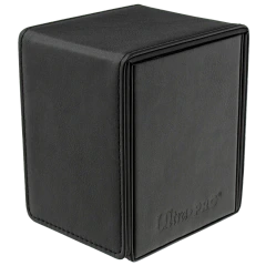 ULTRA PRO: VIVID ALCOVE FLIP DECK BOX: BLACK