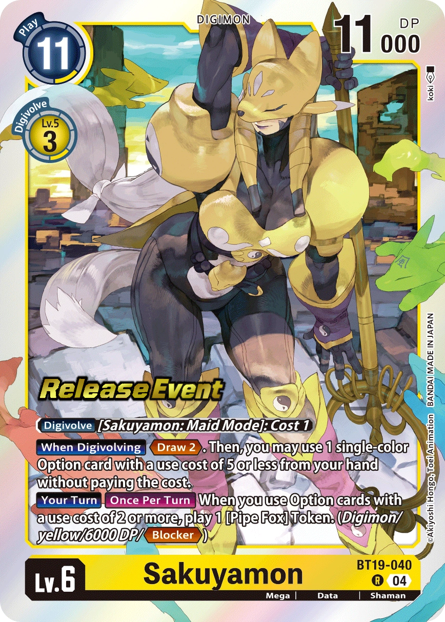Sakuyamon - BT19-040 - R - Foil - Release Event