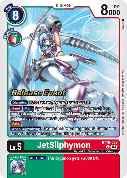 JetSilphymon - BT18-053 - U - Foil - Release Event