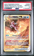PSA 10 Crown Zenith Origin Forme Palkia Vstar GG67