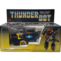 Transforming Original Thunder Bot - Helicopter to Robot - Vintage 1985