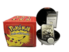 1999 23k Gold Plated Pikachu Card - Red Box