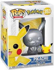 Funko POP! Vinyl Figure - Pikachu (Silver) (Metallic) (Mint)