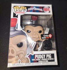Funko Pop! Pudgy Pig #664 (Power Rangers) (Gamestop Exclusive)