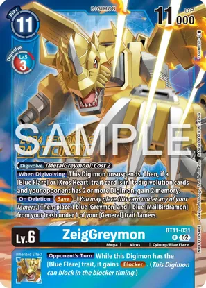 ZeigGreymon - BT11-031 - (2024 Regionals Participant)