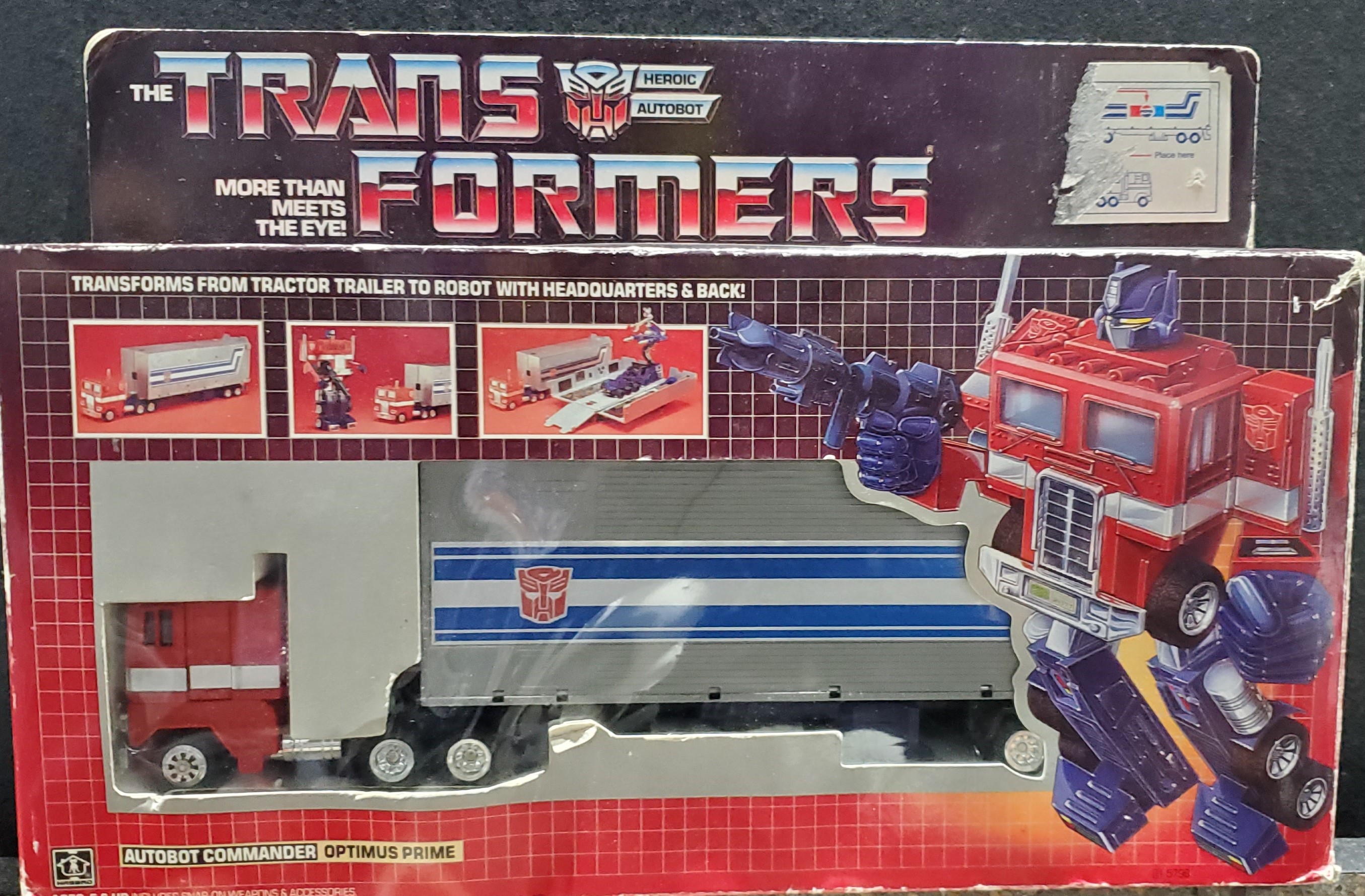 1984 G1 TRANSFORMERS AUTOBOT OPTIMUS PRIME