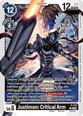 Justimon: Critical Arm (Store Tournament 2025 Vol.2 Participation Pack) - P-179 - P