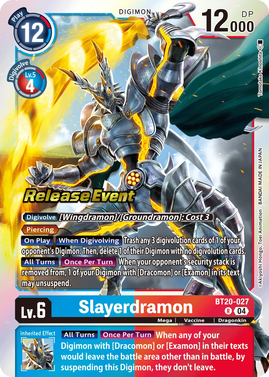 Slayerdramon - BT20-027 - R - Foil - Release Event