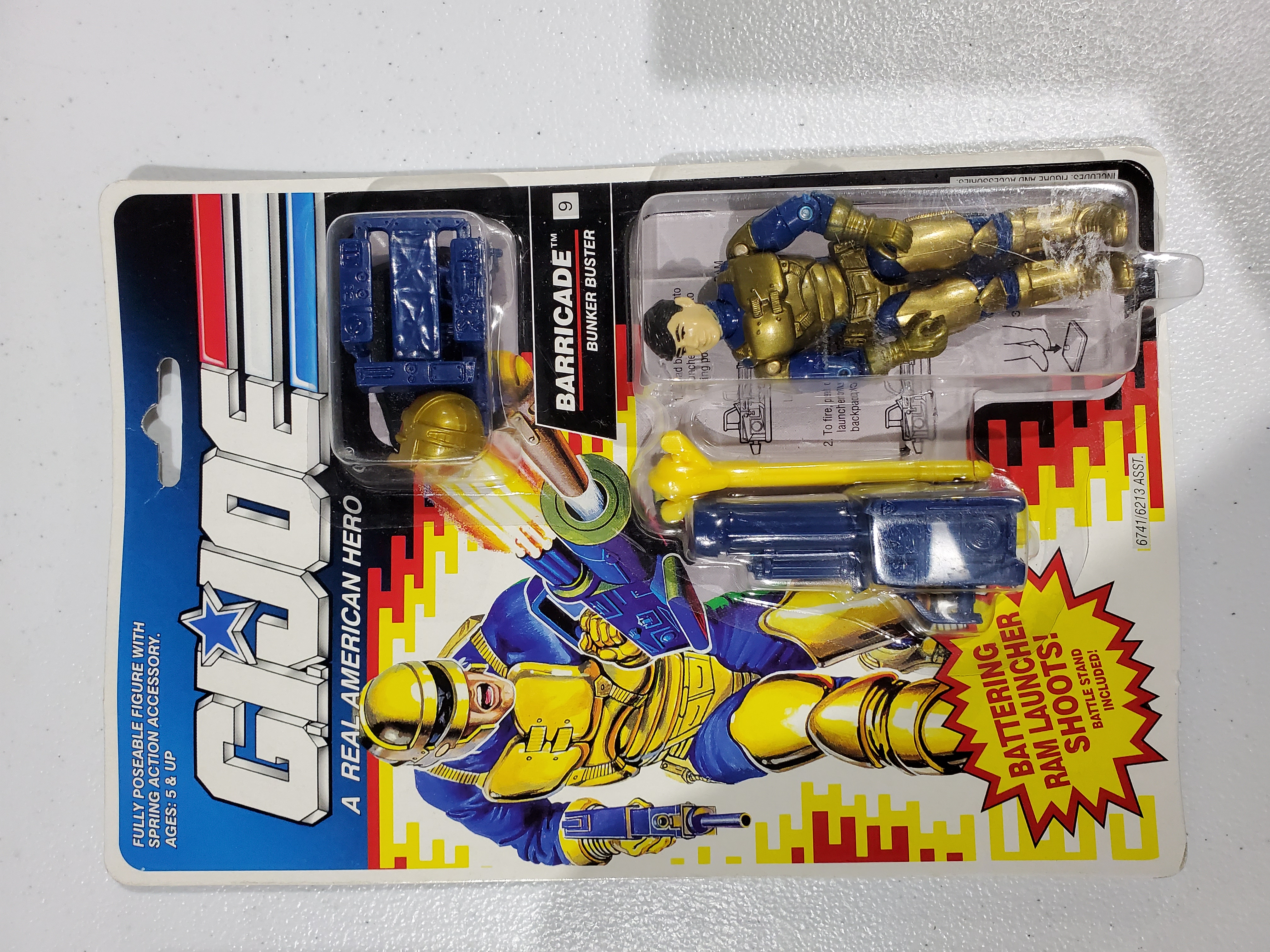 GI Joe 1991 BARRICADE Bunker Buster