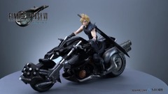 PLAY-ARTS KAI Cloud Strife w/ Hardy-Daytona Figure Set [Final Fantasy VII Remake]