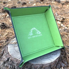Collapsible Dice Tray Green/Blue - Misty Mountain Gaming