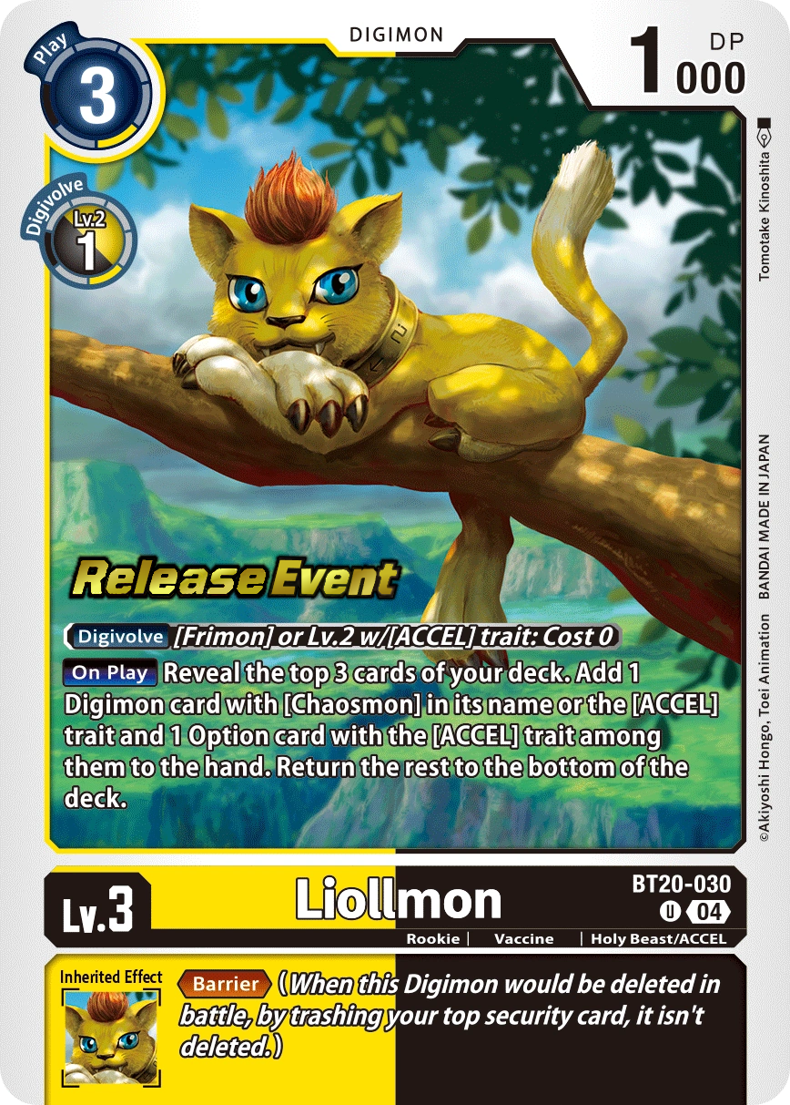 Liollmon - BT20-030 - U - Foil - Release Event