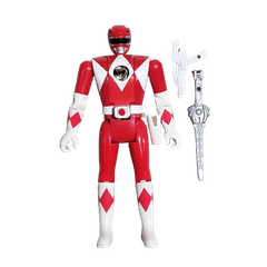 1994 Mighty Morphin Power Rangers Red Ranger Flip Head - Loose Figure