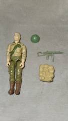 G.I. Joe Duke Complete with Backpack, MG and Helmet Missing: Binoculars 1983 Mail-IN